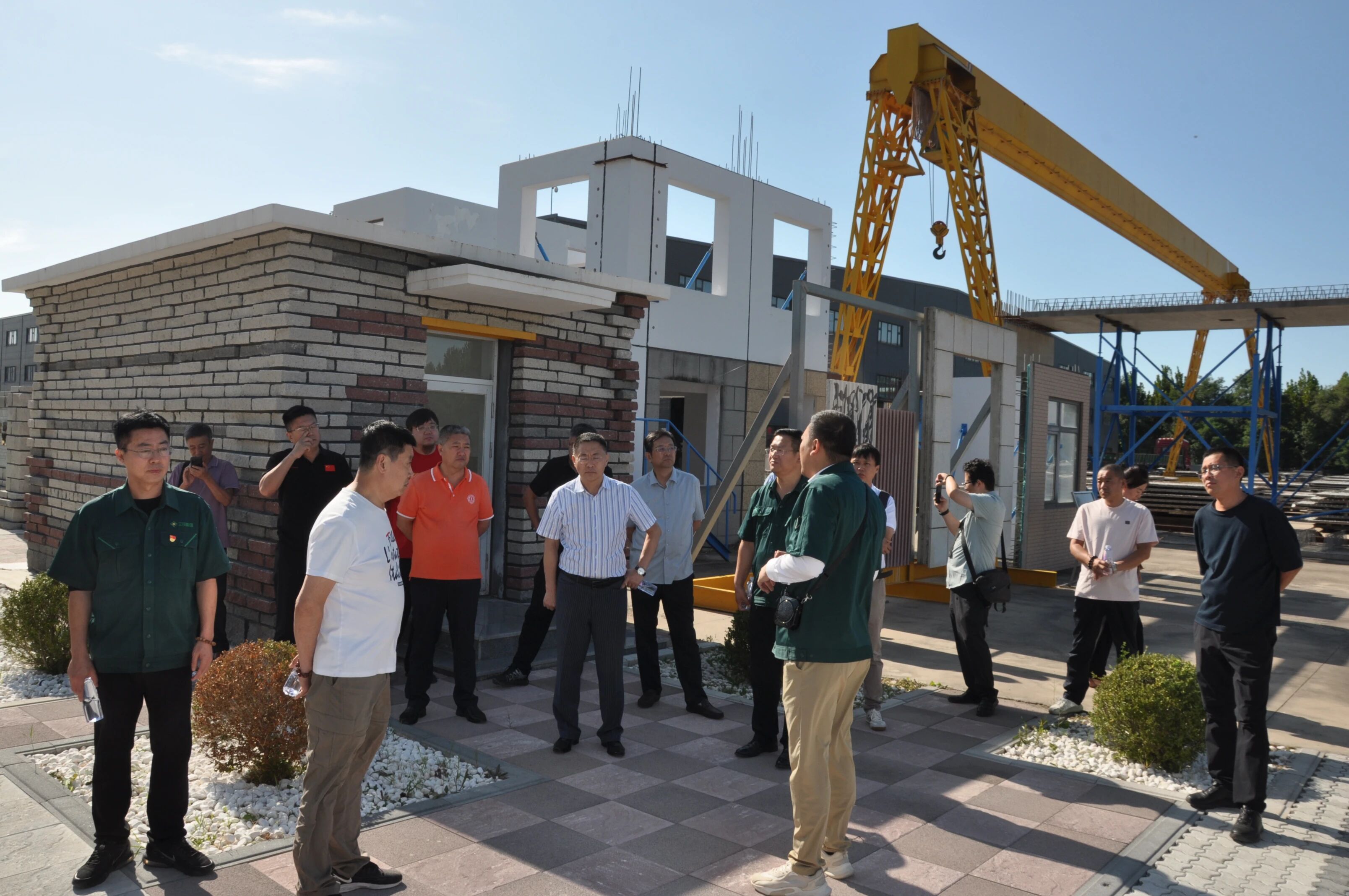 资源融合，深入合作——大连市建筑装饰行业协会组织部分会员参观走访大连三川建设集团(图7)